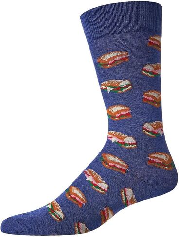MeMoi Men's Tasty Hoagies Rayan Blend Novelty Crew Sock in Saudi Arabia