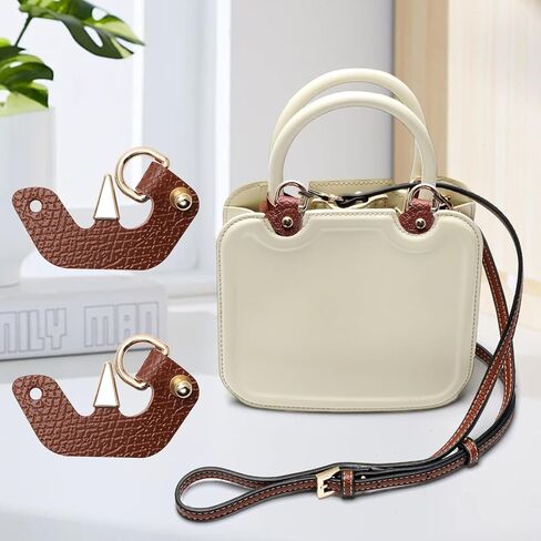 Leather Purse Straps Replacement for Longchamp Mini Bag, Adjustable Leather Crossbody Bag Shoulder Strap Replacement in Kuwait