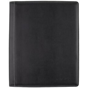 Cambridge Limited Notetaker Business Portfolio/Bookboor ، 8-1/2 "× 11" ، قابلة لإعادة التعبئة ، 50 ورقة محكم ، 5 "× 8" المفكرة ، جيب بطاقة العمل ، جيب شبكية سستة ، أسود (06126)