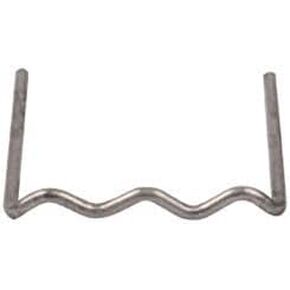 100Pcs Silver Plastic Repair Hot Staples,Precut 0.6mm Wave Flat Hot Staples for Plastic Stapler Repair Welder,Car Bumper Plastic Welding Machine Wave Straight Power Tool Parts and Accessories (0.6mm)