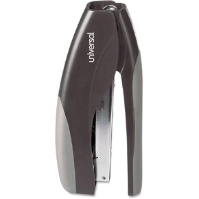 Universal 43148 Stand-up Full Strip Stapler, 20-Sheet Capacity, Black/Gray