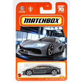 Matchbox 2021 Koenigsegg Gemera 45/100 (Gray) 1:64 Scale Diecast Car