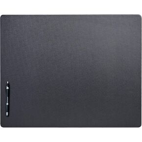 Dacasso Classic Leatherette Mat Desk pad, 24 x 19, Black (P1027)