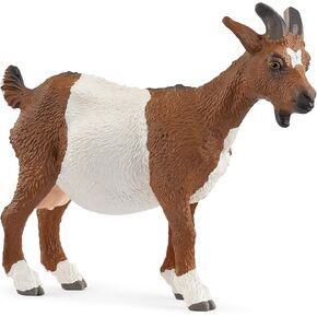 Schleich Farm World - Cute, 3" Goat Toy for Kids. Realistic Hand-Painted Farm Animal Toys for Boys and Girls. Fun Educational Figure for Screen-Free, Imaginative Learning for Children Ages 3+ 14887