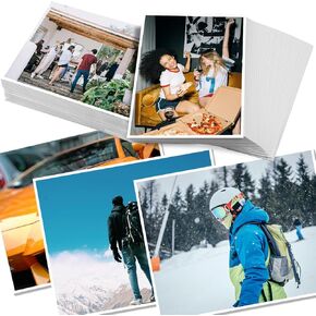 Glossy Photo Paper 8.5 x 11, 200 Sheets - Premium 230gsm/54lb Inkjet Printer Paper, Instant-Dry Picture Paper for Photos, DIY Cards, Flyers & More