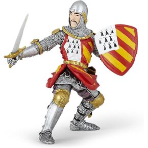 Papo -Hand-Painted - Figurine -Medieval-Fantasy -Tournament Knight -39800 - Collectible - for Children - Suitable for Boys and Girls - from 3 Years Old