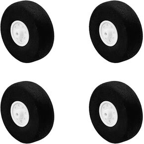 4pcs 1.5 بوصة عجلات طائرة RC عجلات إطارات الرغوة الخفيفة لـ RC طائرة RC طائرة DIY طرازات عجلات العجلة