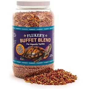 DBDPet Fluker's Buffet Blend Aquatic Formula Turtle Food 4lbs - Includes Attached Pro-Tip Guide