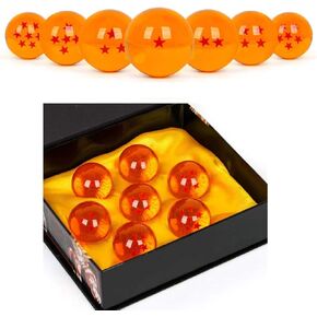 Unisex Acrylic Resin Transparent Stars Balls Glass Ball Anime Cosplay Props Kids Play Toy Gift Set 7pcs 43mm/1.7 in in Diameter