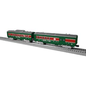 Lionel Sleigh Bell Limited Passenger O Gauge Model Train 2 Car Pack