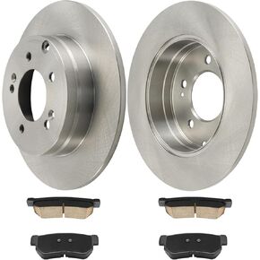Torchbeam 12.28 inch (312mm) Front Brake kit|Brake Pads and Rotors Kit Compatible with 2012-2021 Volkswagen Passat,2009-2017 Tiguan,2015-2018 Q3,Disc Brake Rotors+Ceramic Pads Kit,6pcs,34279 D1375