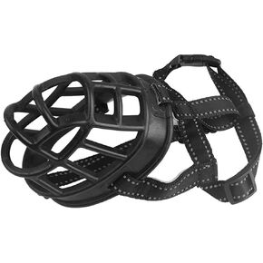 CBBPET Dog Muzzle,Basket Muzzle for Biting,Chewing and Scavenging,Breathable Dog Muzzle Dog Can Drink and Pant,Dog Training Muzzle for Large Dogs