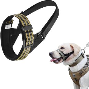 Dog Muzzle Adjustable Small Dog Muzzle Anti Biting Barking Chewing Soft Nylon Dog Muzzle with Adjustable Leash Loop for Dogs(Small, Medium and Large,M)