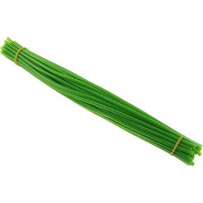 30PCS DIY 12 inch Bouquet Tube 6.5mm Plastic Leather Tube Hollow Green Tube Bundle Artificial Flower Stems for Making Calla Lilies Wedding Bouquets Corsages Flower Arrangements DIY Tulips