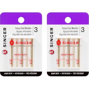 SINGER 4758 Universal Heavy Duty Sewing Machine Needles (2-Pack)