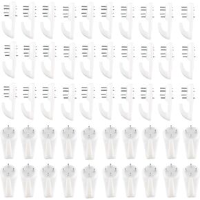 50 PCS 1.6in Concrete Wall Hooks for Hanging Pictures Without Drilling, Suitable for Concrete/Cinder Block/Brick/Stucco/Hard Walls,Brick Hangers,No Damage Picture Hangers,No Drill Without Nails