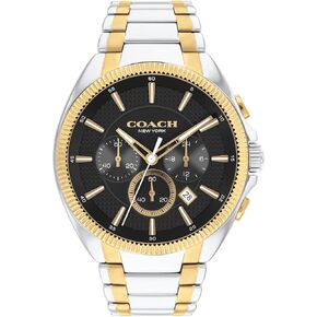 Coach Jackson Men's Chronograph Watch - Date Window and Subdials for Hours, Minutes, Seconds - Water Resistant 3 ATM/30 Meters - Gift for Him - Premium Fashion Timepiece for Everyday Wear - 45mm