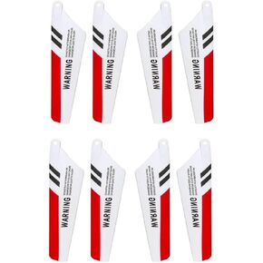 JIAFAN Propeller Blades 8pcs red for Syma S107/ S107G RC Helicopter Parts