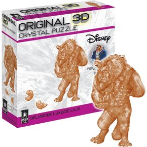 Disney Beast Licensed Deluxe Original 3D Crystal Puzzle from BePuzzled, 3D Puzzles and Brainteasers for Puzzlers and Collectors Ages 12 and Up, and Display Item