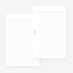 Franklin Covey Compact Lined Notes Planner Insert Agenda Refill for FC Compact 6 Hole Ringed Binders 4.25 x 6.75