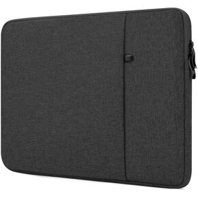 ProElife 13-14 INCH Sleeve Case for 2024-2021 New MacBook Pro 14-inch M4 M3 M2 M1 Pro/Max & 2024-2016 MacBook Air/Pro 13-inch Accessory Traveling Carrying Bag Cover Simple Case with Pocket (Black)