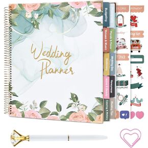 Wedding Planning Book and Organizer-Your Perfect Day Wedding Planner for Bride with 10 Theme Tabbed, Including All Planning from Engagement to Honeymoon, Ideal Engagement Gifts for Couples