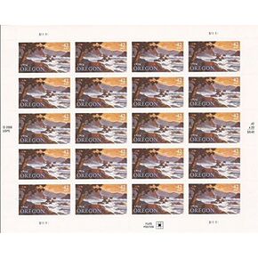 Oregon Statehood Sheet of Twenty 42 Cent Stamps Scott 4376