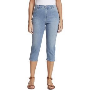 Gloria Vanderbilt Women's Amanda Capri Jean, Madison-Rivets, 16
