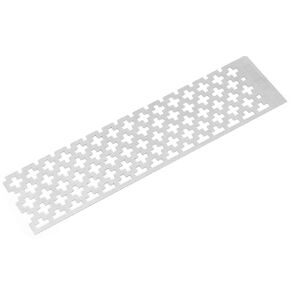 5 د الماس لمكافحة التآكل المسطرة 6.3 بوصة الفولاذ المقاوم للصدأ مربع DIY لوازم داي مع شبكات فارغة و 285 حفرة