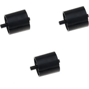 DGZZI 3PCS Black Desktop Heavy Duty Premium Plastic Tape Dispensers 1 Inch Core Replacement Tape Holder Accessories