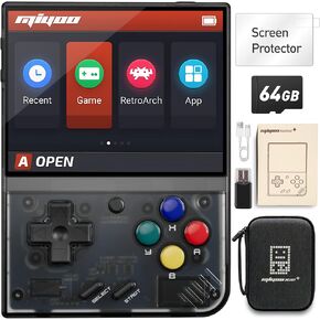 Retro Gaming Console, with Dedicated Storage Case, 3.5 Inch IPS 640x480 Screen 9H A12