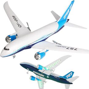 QF008 787 Remote Control Fixed-Wing Aeroplanes Aircraft Boeing 787 Three-Channel High-Flying 1000 Meters Special Connection Roll Epp