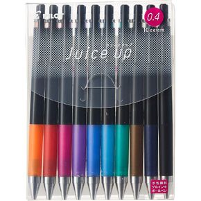 Pilot Knock Gel Ink Extra Fine Ballpoint Pen, Juice Up 04, 10 Color Assorted (LJP200S4-10C)