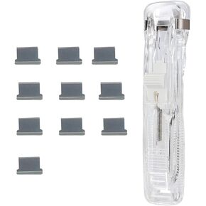 Non-marking binding Reusable Stapler for The elite White stapler for students Office workers