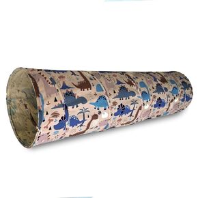 River & Aria Co Baby Play Tunnel - 6ft Indoor & Outdoor Pop Up Play Tunnel for Toddlers 2-6 - Interactive Hide-and-Seek Crawling Tunnels for Children (Dinosaur Tunnel)