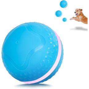 Dog Toy Balls, 3.35in Interactive Toys for Medium Large Dogs,Robust self-Rolling Ball, Tough Motion Activated Automatic Moving Dog Ball Toys Indoor Outdoor