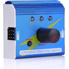 Servo Tester,ESC Motor Tester,3 Testing Modes RC Servo Tester,ESC Consistency Tester for RC Airplane,Servo Tester Kit for RC Plane Car Boat