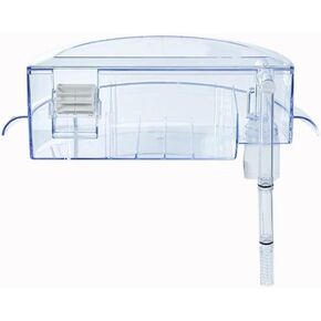 Round Fish Tank Filter,Quiet Aquarium Hang On Filter Small Fish Tank Filtration with Filter Sponge Suitable for a Circular Fish Tank with a Diameter of About 10cm