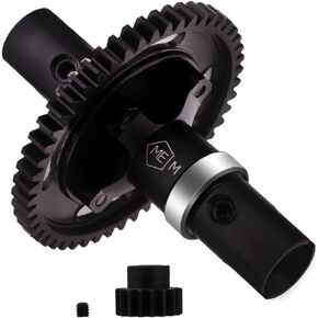 Enhanced Version 50t Center Differential Diff Locker Spool & 17T Pinion Gear Arrma 1/7 Felony Infraction Limitless Mojave 6S Diff Locker 1/8 Kraton Outcast Notorious Talion 6s Series Black