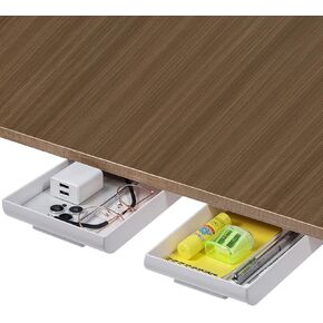 Under Desk Storage Drawer Hidden Gadgets Organizer Table Tray Drawers Attachment Desktop Tray For Shelf Organizers Shelves Small Tidy Slide Out Side The Clamp On Gadget Hanging Box Workspace Home