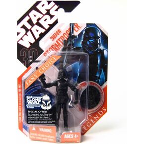Star Wars 30th Anniversary Saga 2007 Legends Action Figure Shadow Stormtrooper