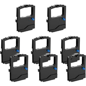 8 Pack Replacement for Okidata 42377801 Black Ribbon for Microline 420, 421, 490, 491 (ML420, ML421, ML490, ML491)