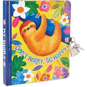 Peaceable Kingdom Happy Sloth Diary