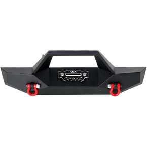 LCX Racing 1/10th RC Crawler Car Metal Front Bumper for TRX4 TRX-4 Axial SCX10 II 90046 90047 SCX10, Upgrades Parts Accessories