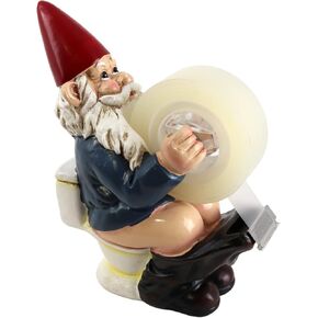 Needzo gnome على موزع شريط المرحاض ، هدية الأب ، ملحق المكتب لأبي ، 6 بوصات