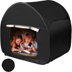 Sensory Tent for Kids with Autism,47x47x47in Blackout Sensory Room Pop-up Play Tent,Calm Corner for Children to Play and Relax,Helps with Autism, SPD,Anxiety & Improve Focus