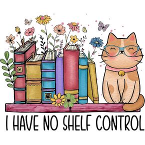 Stamped Cross Stitch Kits for Adults Beginners Animal Cat Books Flowers 14 Count Counted Cross Stitch Patterns Needlepoint kit (Cute cat and Books)