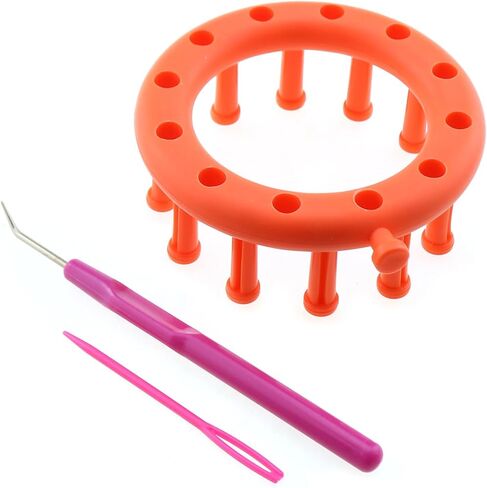 Luorng DIY Woolen Flower Weaving Kit Trans Creative Circular Loom Forcor in Kuwait