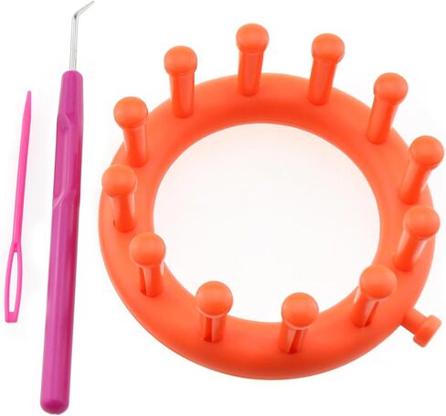 Luorng DIY Woolen Flower Weaving Kit Trans Creative Circular Loom Forcor in Kuwait