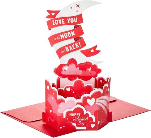 ورقة هولمارك Wonder Proped Valentines Day Card (Moon and Back) in Saudi Arabia